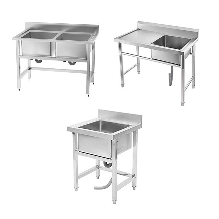 Commercial Kitchen Double Sink - Commercial Stainless Steel Kitchen Sinks Double