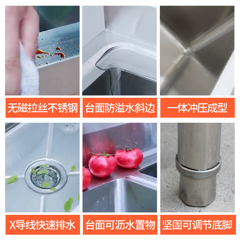 Commercial stainless steel sin - Commercial Kitchen Double Sink recension och pris