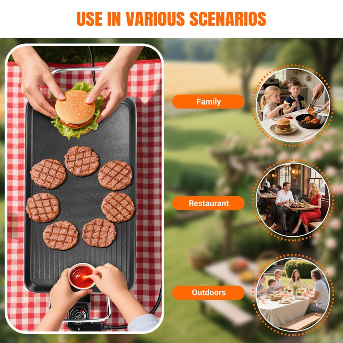 (ABHW) Table-Top Electric Tepp - Teppanyaki Grill Table recension och pris