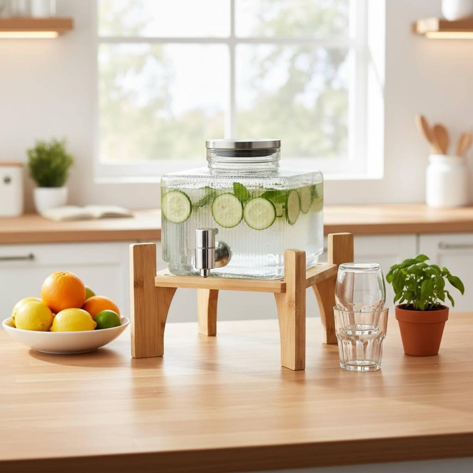 Glass Juice Dispenser with Lea - Cold Drink Dispenser recension och pris