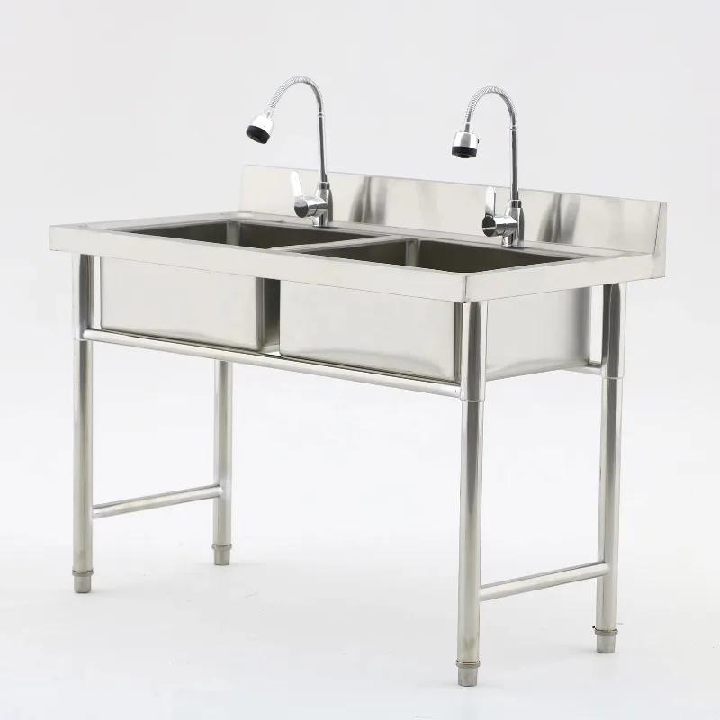 Commercial Kitchen Equipment R - Commercial Kitchen Double Sink recension och pris