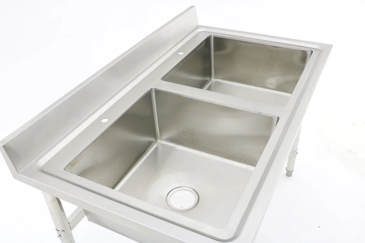 Commercial Kitchen Equipment R - Commercial Kitchen Double Sink recension och pris
