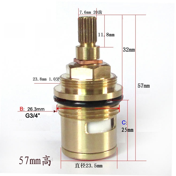MTTUZK All-copper G3/4