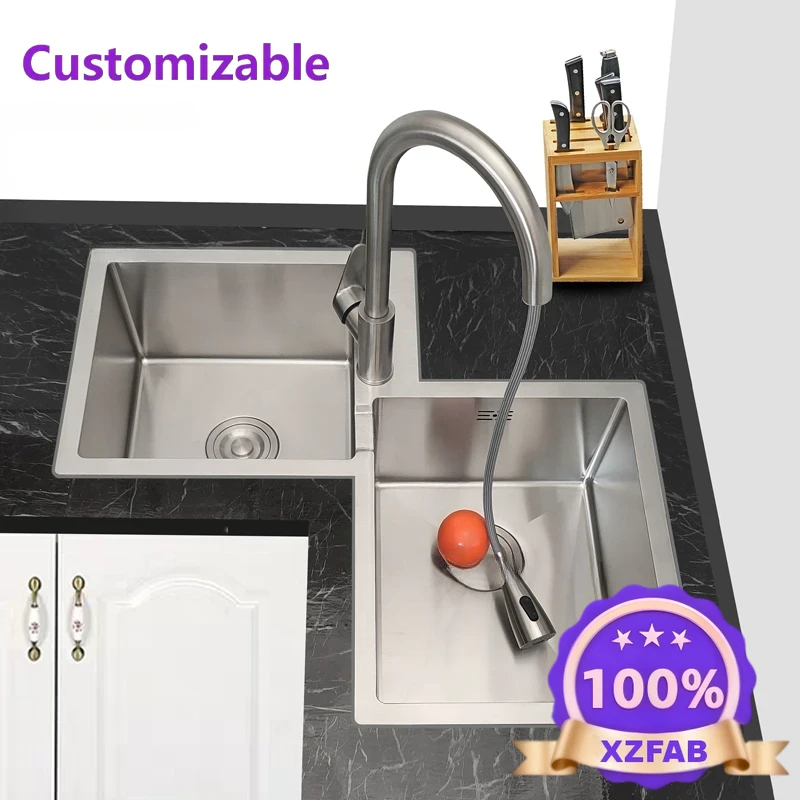 Factory Direct 2026 Long - las - Commercial Kitchen Double Sink recension och pris