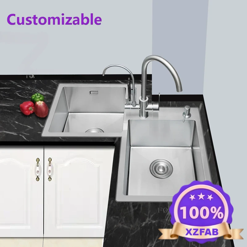 Factory Direct 2026 Long - las - Commercial Kitchen Double Sink recension och pris