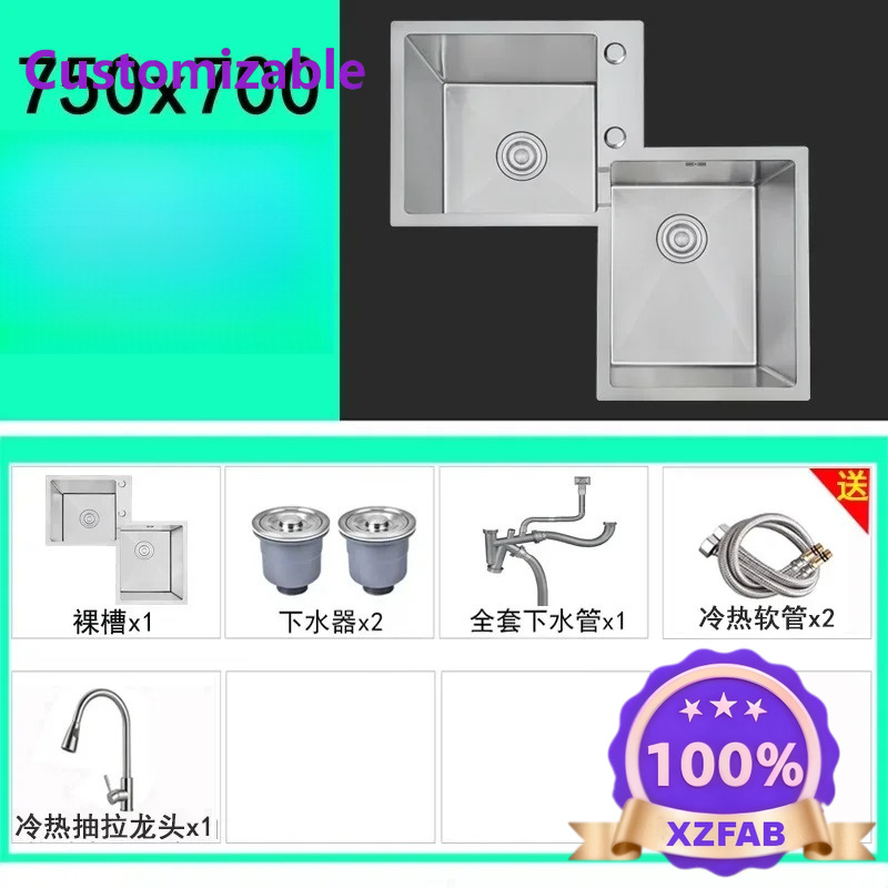 Factory Direct 2026 Long - las - Commercial Kitchen Double Sink recension och pris