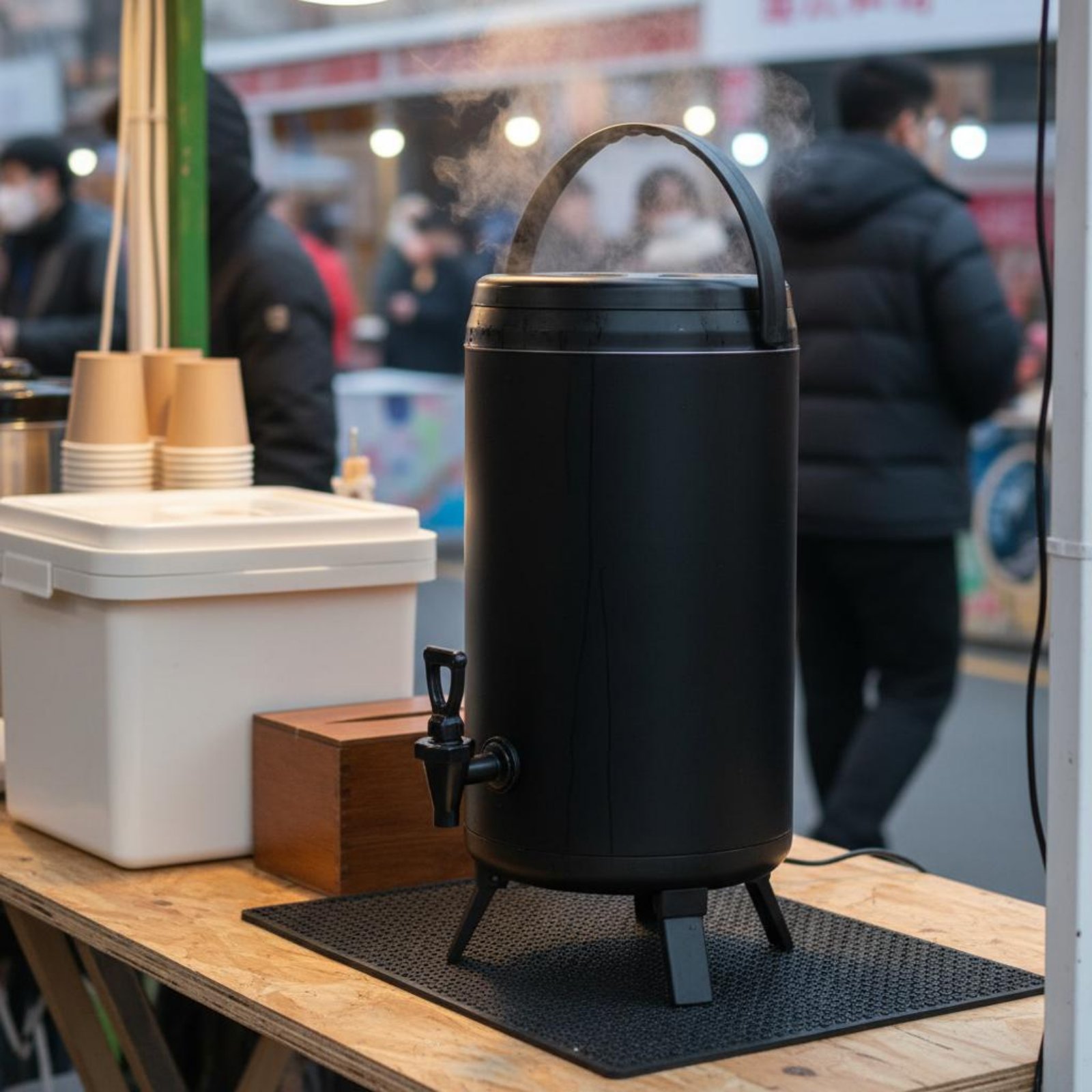 Stainless Steel Thermal Barrel - Cold Drink Dispenser recension och pris