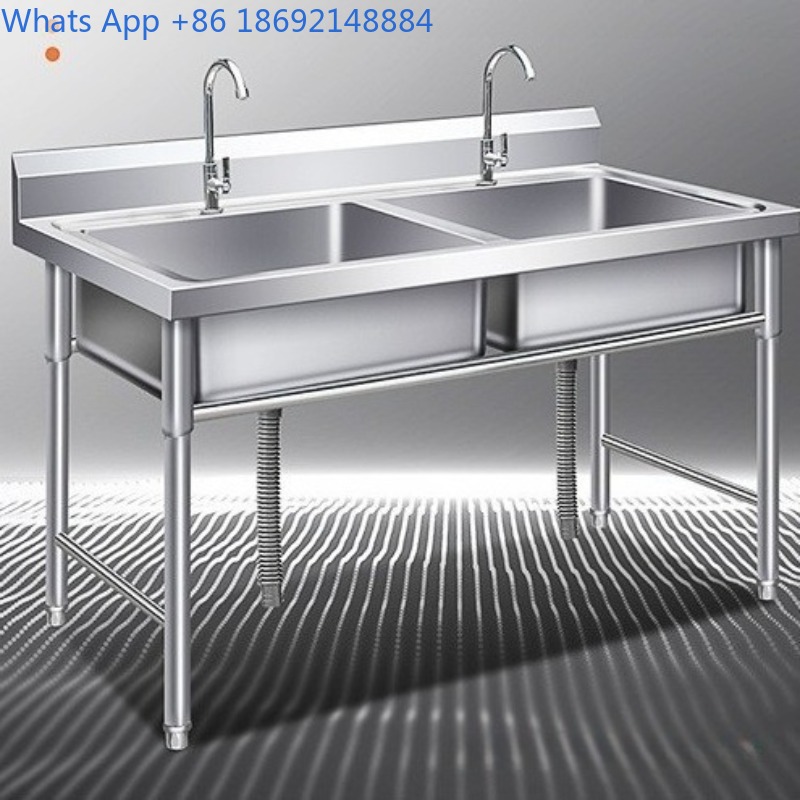 Commercial Stainless Steel Sin - Commercial Kitchen Double Sink recension och pris