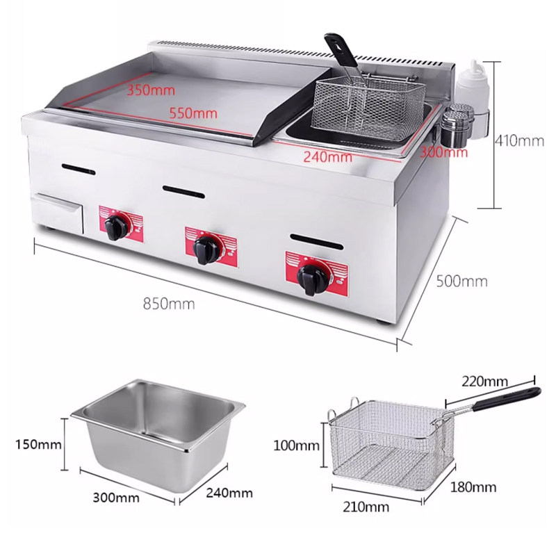 Commercial Table‑Top Gas Flat  - Teppanyaki Grill Table recension och pris