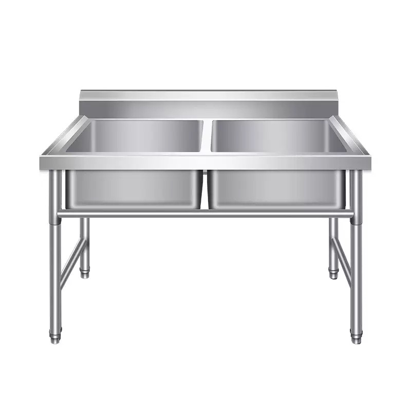 Commercial Kitchen Stainless S - Commercial Kitchen Double Sink recension och pris