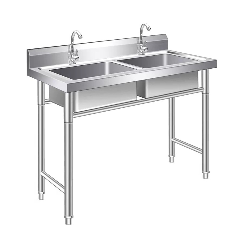 Commercial Kitchen Stainless S - Commercial Kitchen Double Sink recension och pris
