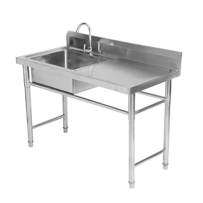 Basin Commercial Integrated St - Commercial Kitchen Double Sink recension och pris
